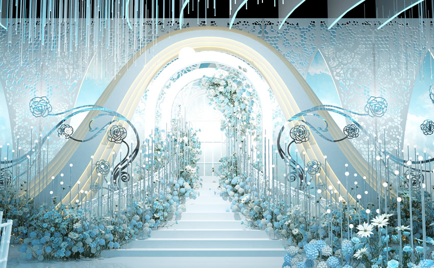 华阴釡香烙馍村水晶厅效果展示